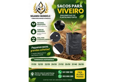 Sacos de viveiro